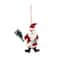 Hello Honey® 7" Red Santa Wool Felt Santa Ornament